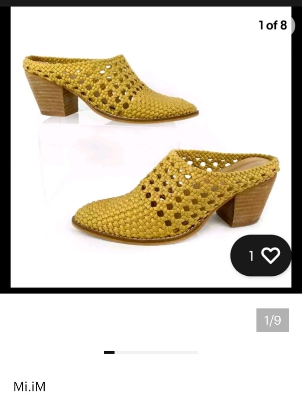 Mi.Mi leather woven‎ mules - Picture 10 of 10